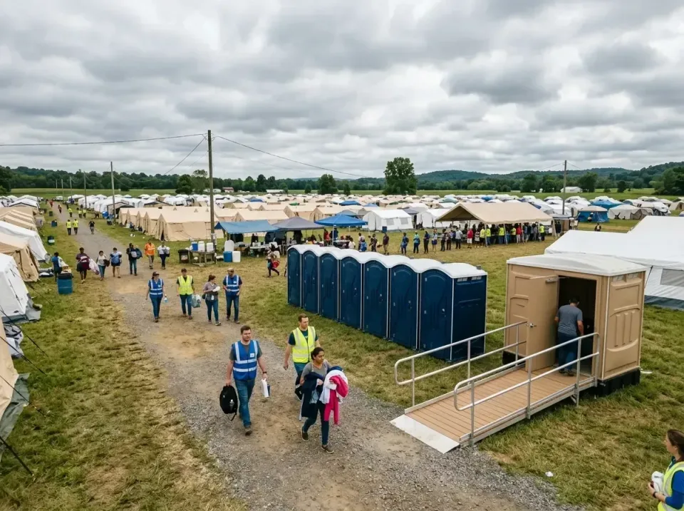 disaster-relief-camp-restrooms-010 — frequently asked questions, Dumpster & Portable Bathrooms Rental in Lebanon, VA